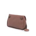 Miniatyrbild 2 av 10: Pre-owned Bottega Veneta Small Calfskin Intrecciomirage Embossed Butterfly Chain Crossbody Pink