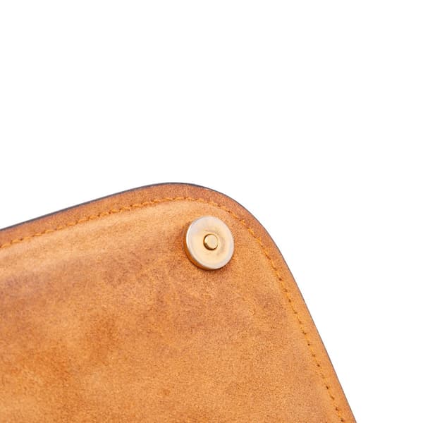 Pre-owned Prada City Calf Pionniere Saddle Bag Brown