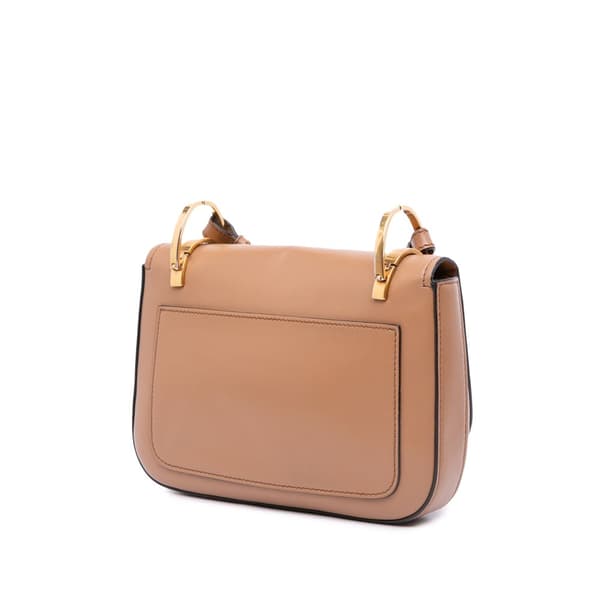 Pre-owned Prada City Calf Pionniere Saddle Bag Brown