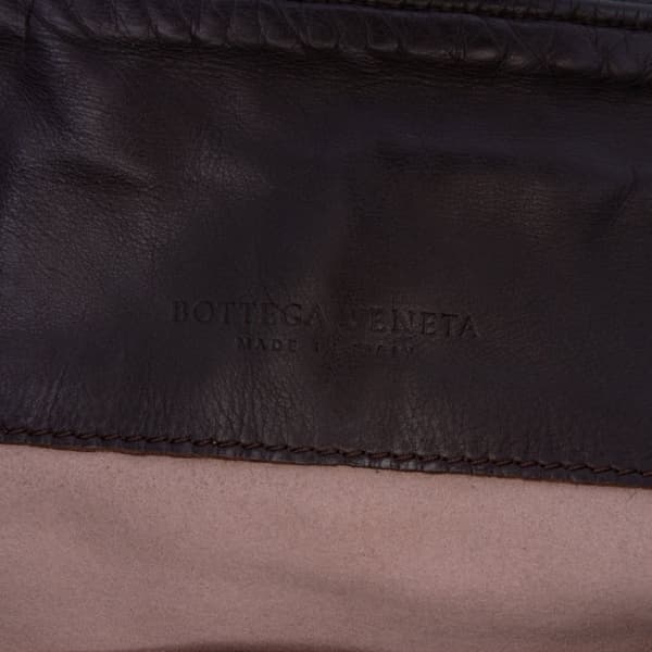 Pre-owned Bottega Veneta Nappa Intrecciato Flap Crossbody Black
