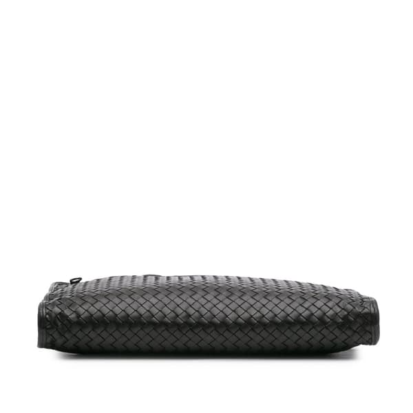 Pre-owned Bottega Veneta Nappa Intrecciato Business Bag Black