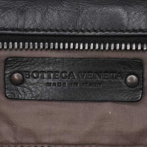 Pre-owned Bottega Veneta Nappa Intrecciato Business Bag Black