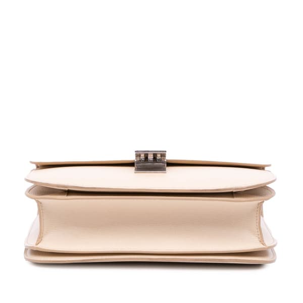 Pre-owned Celine Medium Calfskin Classic Box Brown