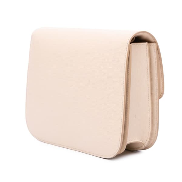 Pre-owned Celine Medium Calfskin Classic Box Brown
