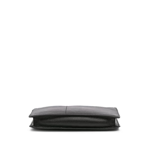 Pre-owned Prada Saffiano Lux Crossbody Black