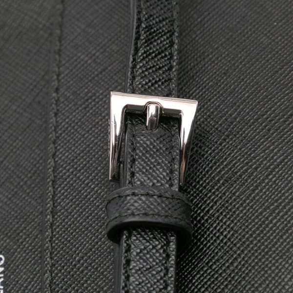 Pre-owned Prada Saffiano Lux Crossbody Black