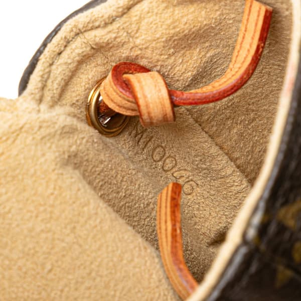Pre-owned Louis Vuitton Monogram Pochette Cancun Brown