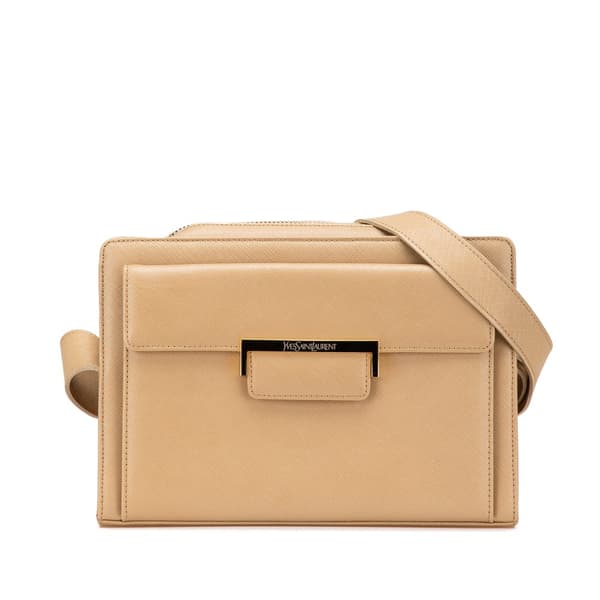 Pre-owned Yves Saint Laurent Leather Crossbody Brown