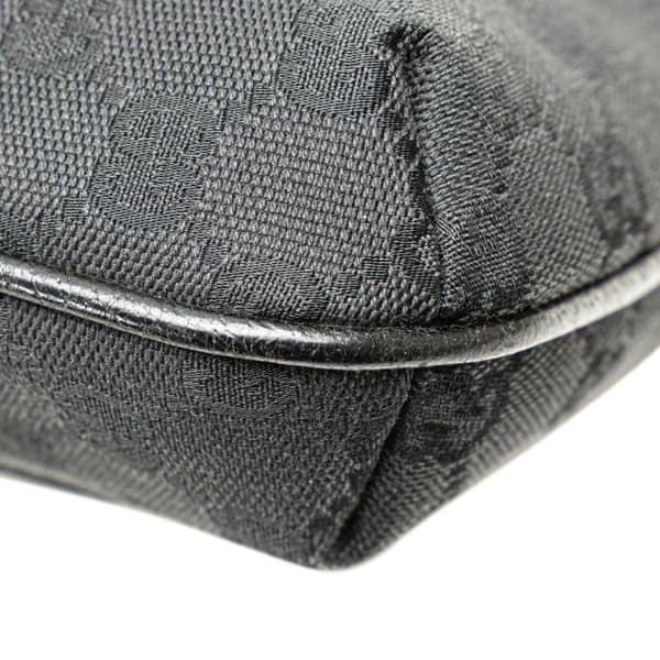 Pre-owned Gucci GG Canvas Crossbody Black