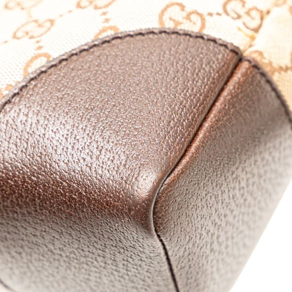 Pre-owned Gucci GG Canvas Crossbody Brown