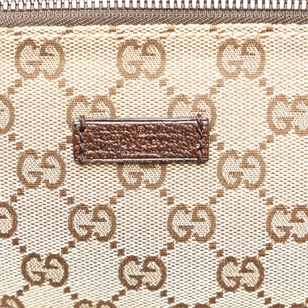 Pre-owned Gucci GG Canvas Crossbody Brown