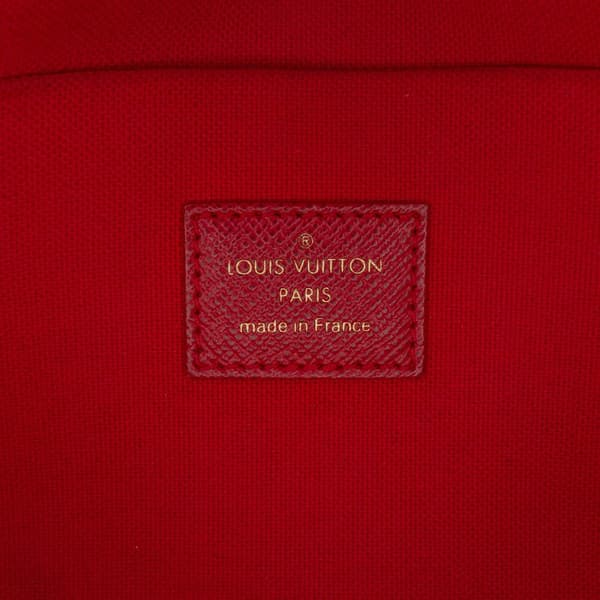 Pre-owned Louis Vuitton Damier Ebene Pochette Felicie Brown