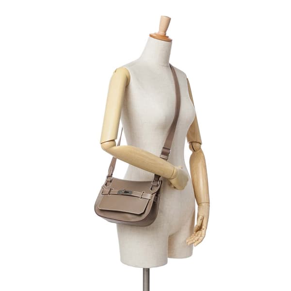 Pre-owned Hermès Mini Evercolor Jypsiere Brown