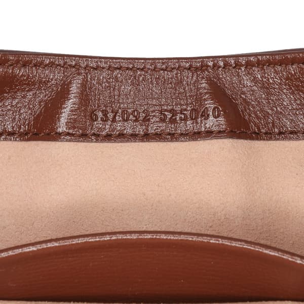 Pre-owned Gucci Mini GG Supreme Jackie 1961 Crossbody Brown
