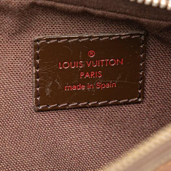Pre-owned Louis Vuitton Damier Ebene Geronimos Brown