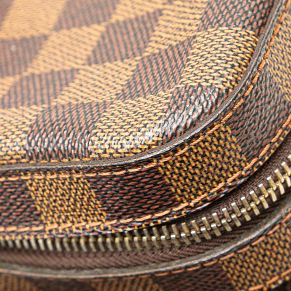 Pre-owned Louis Vuitton Damier Ebene Geronimos Brown