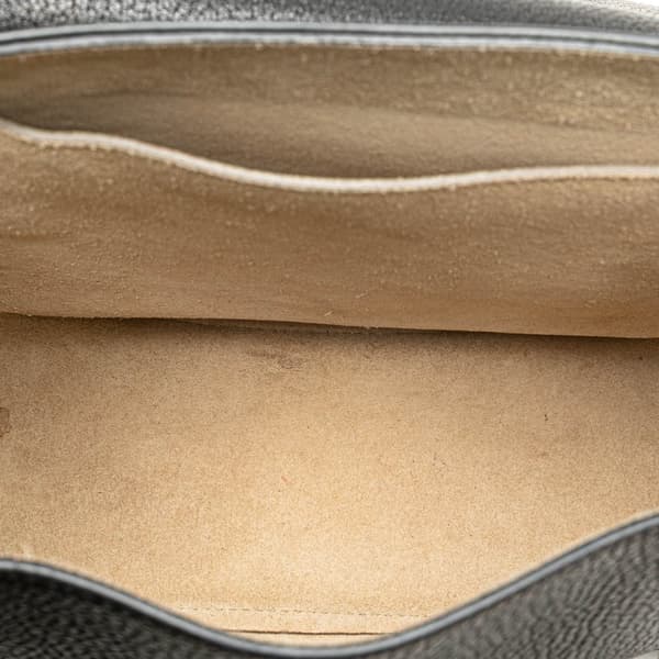 Pre-owned Chloé Large Grained Lambskin Drew Crossbody Black