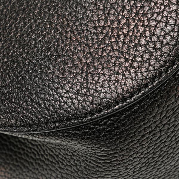 Pre-owned Chloé Large Grained Lambskin Drew Crossbody Black