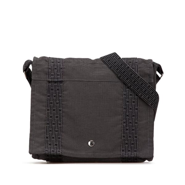 Pre-owned Hermès Fourre Tout Besace Messenger PM Gray