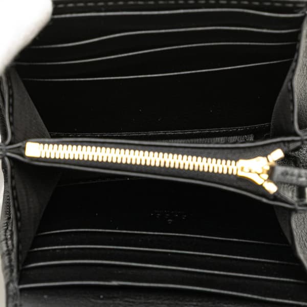 Pre-owned Gucci Medium Calfskin Blondie Wallet on Chain Black
