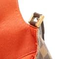 Miniatyrbilde 7 av 10: Pre-owned Louis Vuitton Damier Ebene Musette Salsa Long Strap Brown