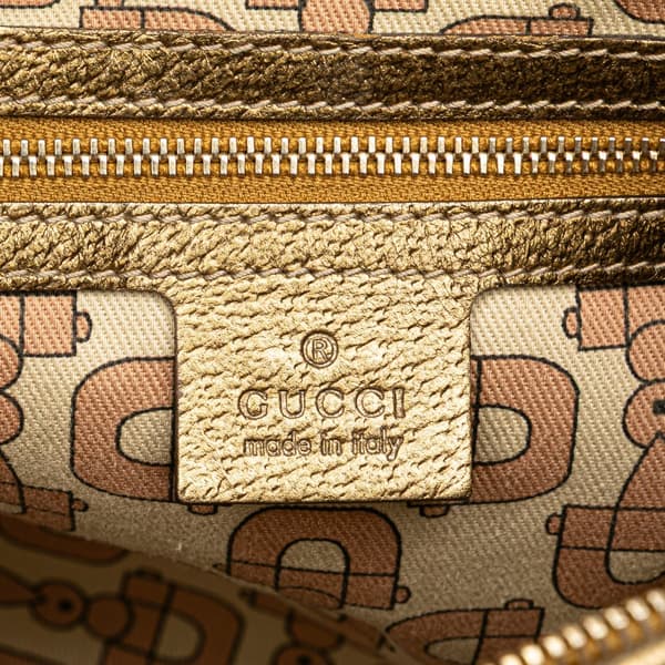 Pre-owned Gucci GG Canvas Jolicoeur Crossbody Brown