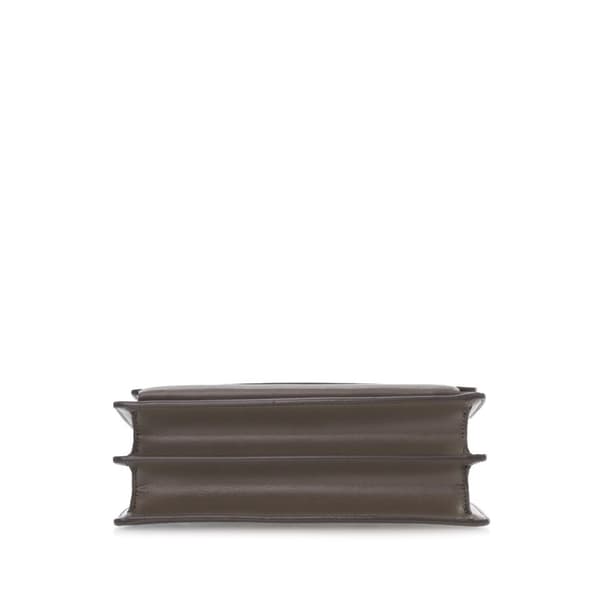 Pre-owned Saint Laurent Medium Smooth Calfskin Sunset Bag Brown