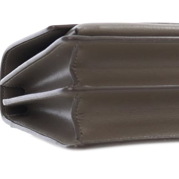 Pre-owned Saint Laurent Medium Smooth Calfskin Sunset Bag Brown