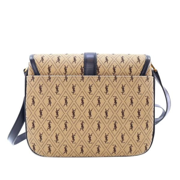 Pre-owned Saint Laurent Small Canvas Le Monogramme Crossbody Brown