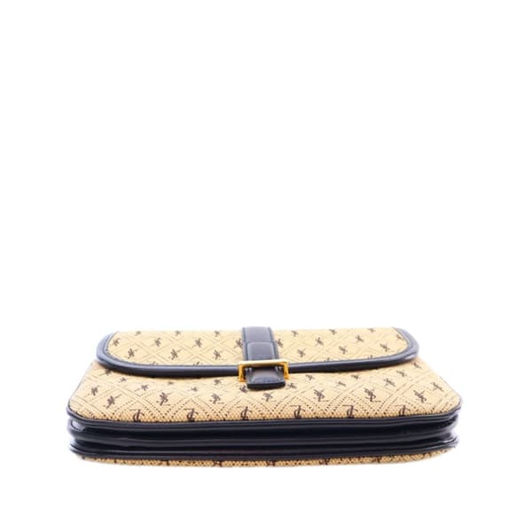 Pre-owned Saint Laurent Small Canvas Le Monogramme Crossbody Brown