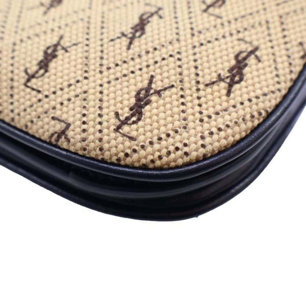 Pre-owned Saint Laurent Small Canvas Le Monogramme Crossbody Brown