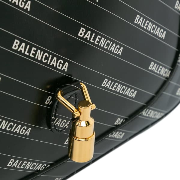 Pre-owned Gucci Balenciaga The Hacker Project Medium Calfskin Jackie 1961 Crossbody Black
