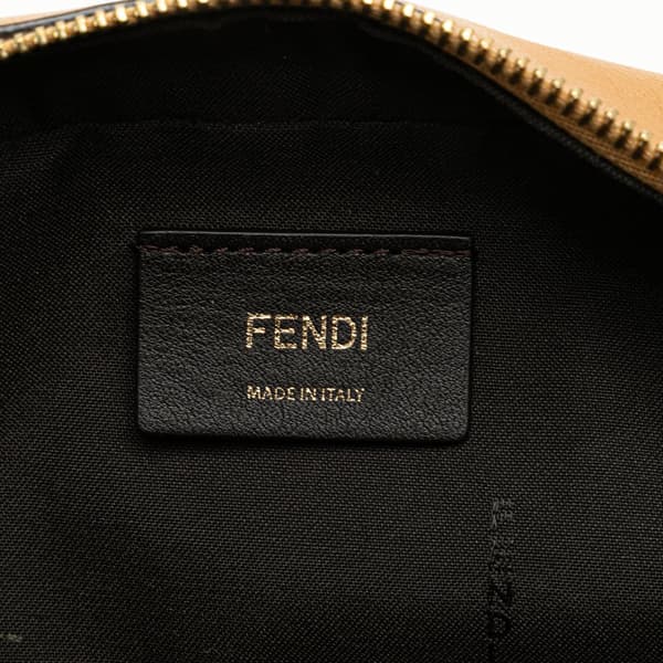 Pre-owned Fendi Leather Baguette Camera Bag Brown
