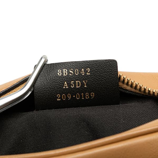 Pre-owned Fendi Leather Baguette Camera Bag Brown