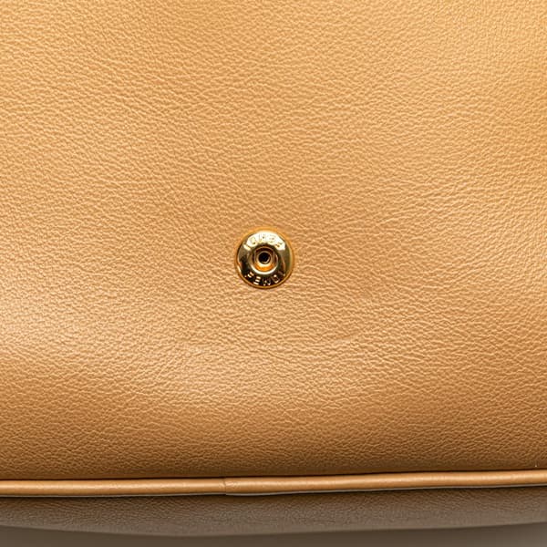 Pre-owned Fendi Leather Baguette Camera Bag Brown