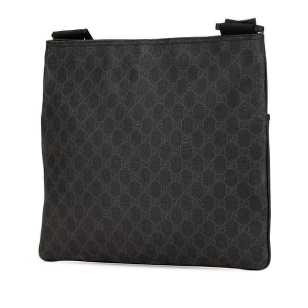 Pre-owned Gucci GG Supreme Crossbody Black