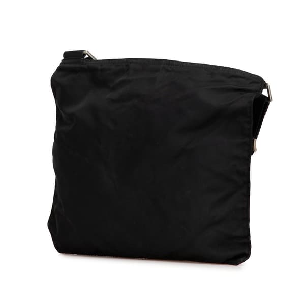 Pre-owned Prada Tessuto Zip Top Crossbody Black