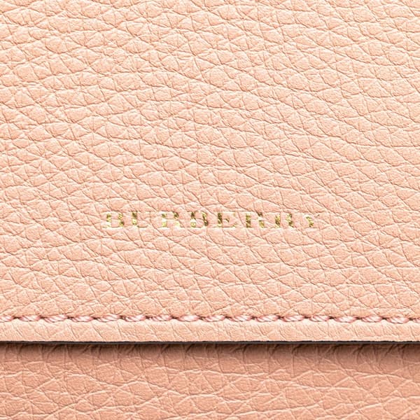 Pre-owned Burberry Leather Pearson Crossbody Pink