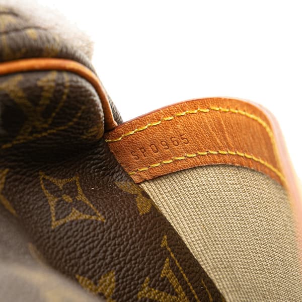Pre-owned Louis Vuitton Monogram Reporter PM Brown