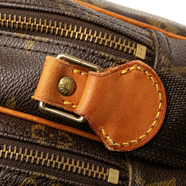 Pre-owned Louis Vuitton Monogram Reporter PM Brown