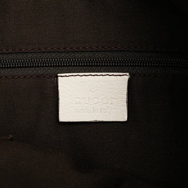 Pre-owned Gucci GG Canvas Abbey D Ring Crossbody Brown