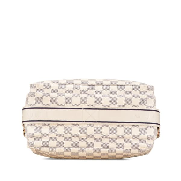 Pre-owned Louis Vuitton Damier Azur Naviglio White