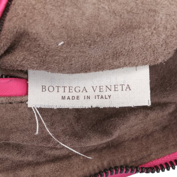 Pre-owned Bottega Veneta Medium Nappa Intrecciato Nodini Crossbody Pink