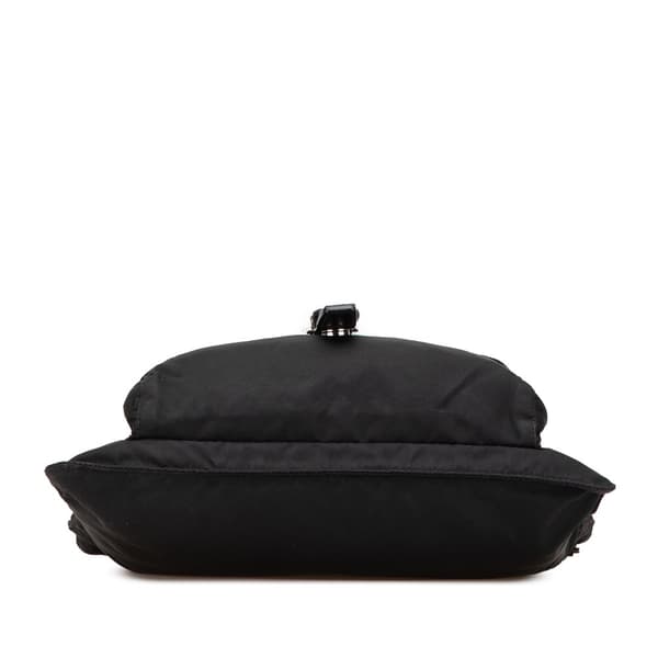 Pre-owned Prada Tessuto Zip Top Crossbody Black