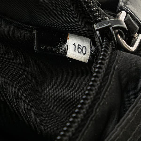 Pre-owned Prada Tessuto Zip Top Crossbody Black