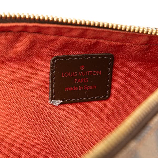 Pre-owned Louis Vuitton Damier Ebene Geronimos Brown