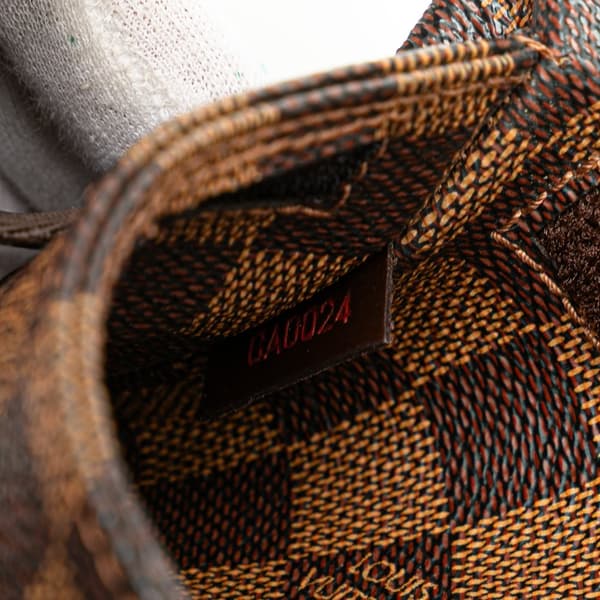 Pre-owned Louis Vuitton Damier Ebene Geronimos Brown