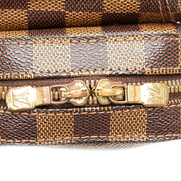 Pre-owned Louis Vuitton Damier Ebene Geronimos Brown