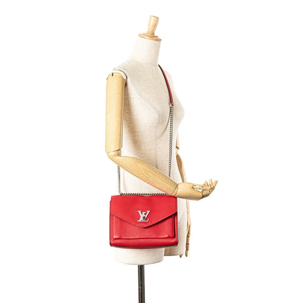 Pre-owned Louis Vuitton MyLockMe BB Red