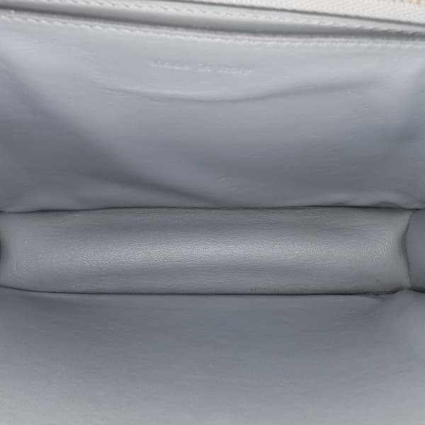 Pre-owned Celine Medium Calfskin Classic Box Gray